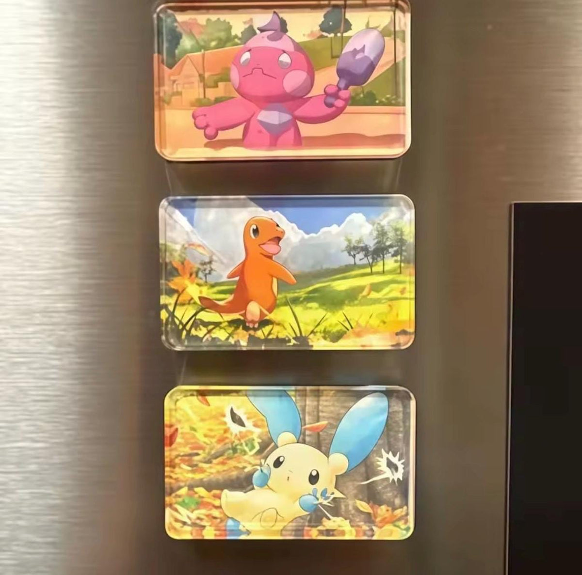 DIY Pokémon Card Magnet Kit | Self-Adhesive Acrylic Magnet Blanks | Turn Your Pokémon Cards Into Fridge Magnets | No Glue Required