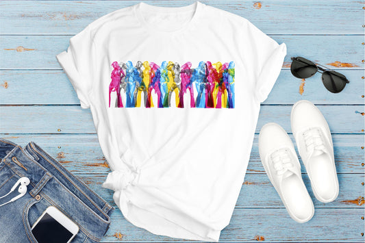 Britney Spears Rainbow Pop Art T-Shirt | CMYK Inspired Graphic Tee, Pop Music Fan Shirt