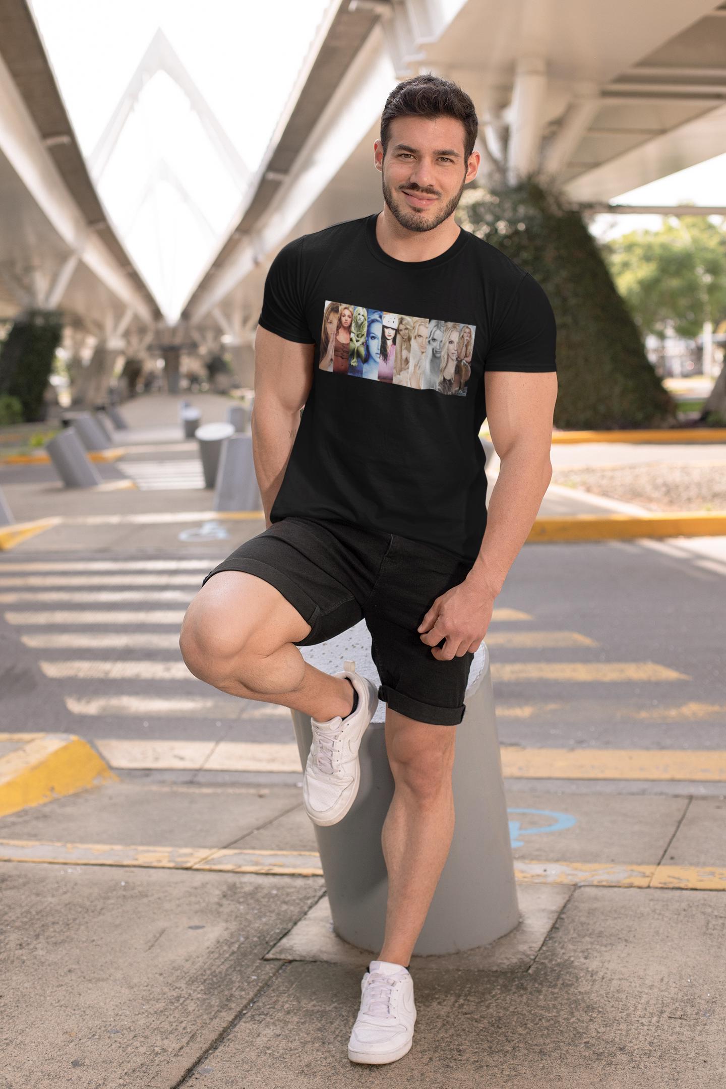 Britney Spears All Eras Album Cover T-Shirt