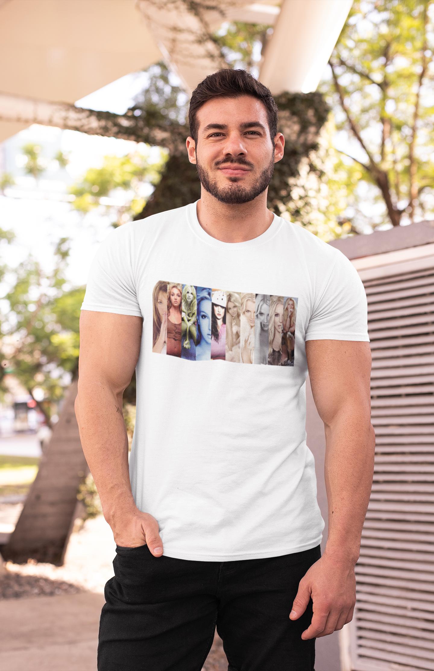 Britney Spears All Eras Album Cover T-Shirt