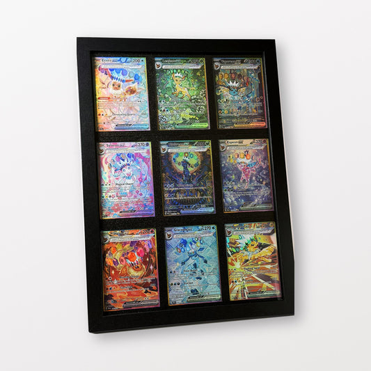 9 Card TCG Card Display Insert | Pokemon Card Frame Insert | Trading Card Wall Display | 3D Printed Card Holder | Pokemon Collector Gift
