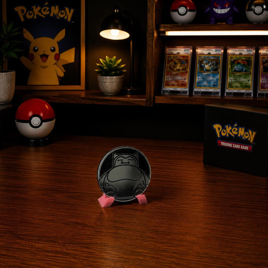 Pokemon TCG Coin Display Stand | Trading Card Coin Holder | 3D Printed Collector Display | Pokemon Accessory | 12 Colours